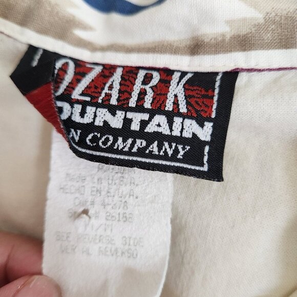 Vintage Western Women's‎ M Button up Ruffle Southwestern Cowgirl Ozark mountain - Picture 13 of 16